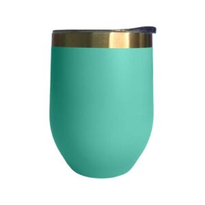 Coctelera 12oz celeste mate (Grabado Láser)