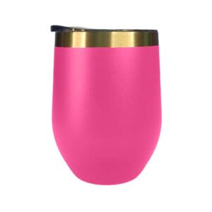 Coctelera 12oz fucsia mate (Grabado Láser)