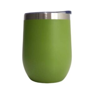 Coctelera 12oz verde olivo mate Acero inoxidable 304