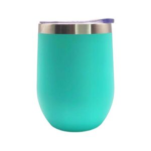 Coctelera 12oz Menta mate Acero inoxidable 304 (Grabado Láser)