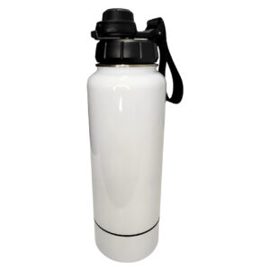 Botella Blanca 32 oz acero inoxidable 304