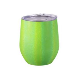 Coctelera de 12oz escarchada encapsulada verde