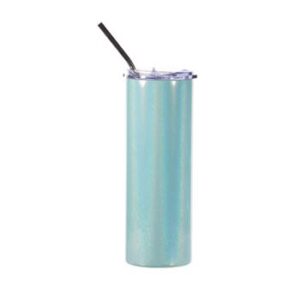 Vaso térmico acero inoxidable escarchado encapsulado 600ml celeste