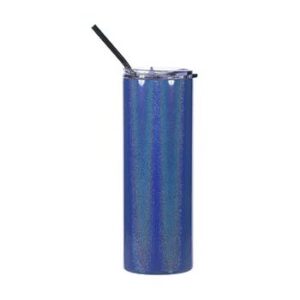 Vaso térmico acero inoxidable escarchado encapsulado 600ml azul oscuro