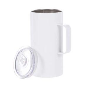 Taza acero inoxidable de 600ml con agarradera