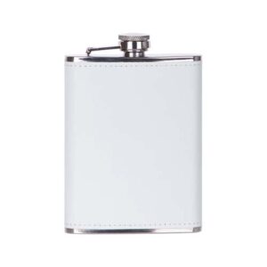 Cantimplora 8oz sublimable blanca
