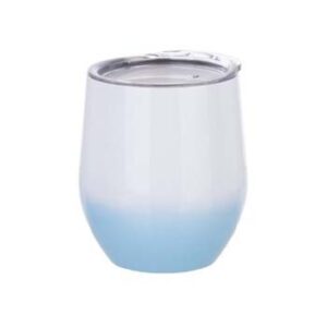 Coctelera de 12oz degradada celeste