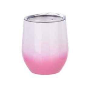 Coctelera de 12oz degradada rosada
