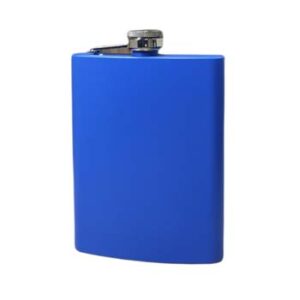 Cantimplora 8oz azul mate (Grabado Láser)