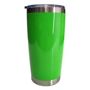 Tumbler verde neón 20oz Acero inoxidable 304