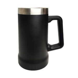 Jarra cervecera Negra de acero inoxidable de 710ml (Grabado Láser)