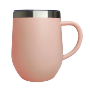 Coctelera 12oz Salmón mate con agarradera (Grabado Láser)