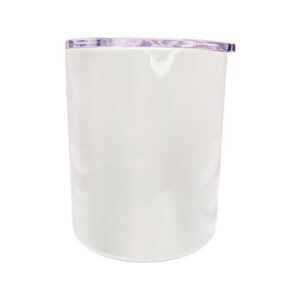 Taza de café 350ml sin agarradera blanco Acero inoxidable 304 (Sublimación)