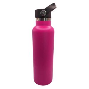 Botella 600ml térmica Fucsia de acero inoxidable 304 (Grabado Láser)