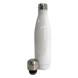 Botella de bolo 500ml blanco Acero inoxidable 304 (Sublimación)
