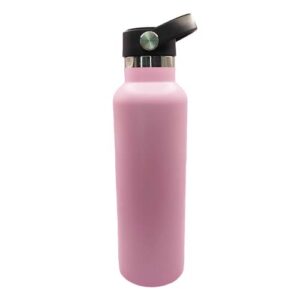 Botella 600ml térmica Rosado de acero inoxidable 304 (Grabado Láser)