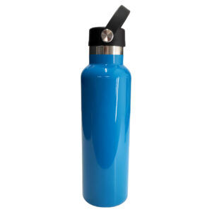 Botella 600ml térmica Celeste neón Acero inoxidable 304
