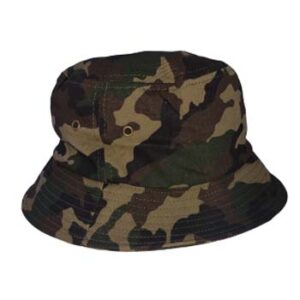 Sombrero tipo pescador verde camuflado