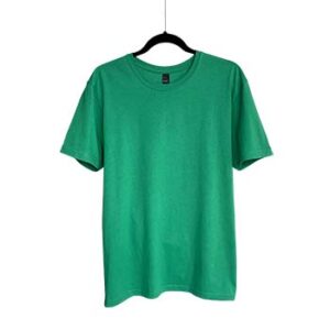 Camiseta de Algodón Cuello Redondo para Caballero – Verde Cactus – Bones.