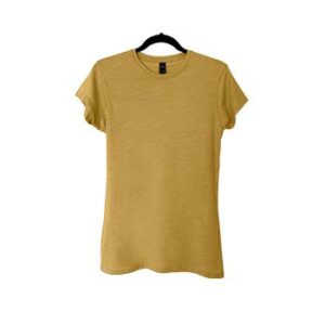 Camiseta de Algodón Slub Cuello Redondo para Dama – Atardecer – Bones.