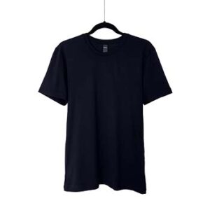 Camiseta de Algodón Triblend Cuello Redondo para Caballero – Negro – Bones.