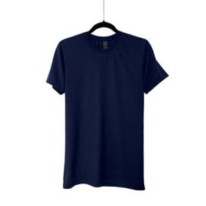 Camiseta de Algodón Triblend Cuello Redondo para Caballero – Azul Marino – Bones.