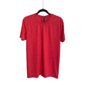 Camiseta de Algodón Triblend Cuello Redondo para Caballero – Rojo – Bones.