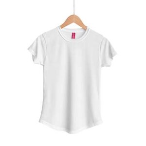 Camiseta Sublimable Urban Cuello Redondo para Dama - Blanca - Playerytees.