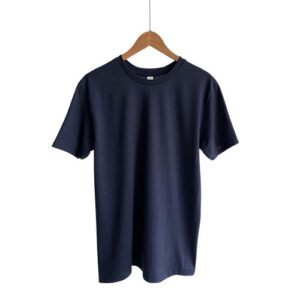 Camiseta de Algodón Cuello Redondo Unisex (Caballero/Dama) – Azul Marino – Playerytees.