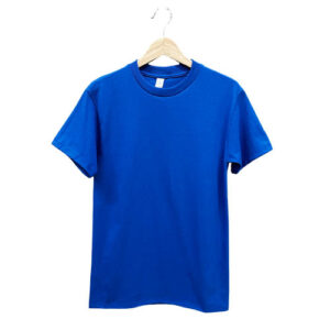 Camiseta de Algodón Cuello Redondo Unisex (Caballero/Dama) – Azul Rey – Playerytees.