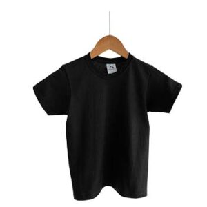 Camiseta de Algodón para Niño - Negra - Playerytees.