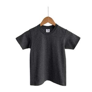 Camiseta de Algodón para Niño - Jaspe Oscuro - Playerytees.