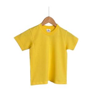 Camiseta de Algodón para Niño - Amarillo Canario - Playerytees.