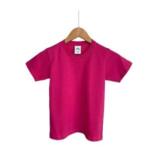 Camiseta de Algodón para Niño – Fucsia – Playerytees.
