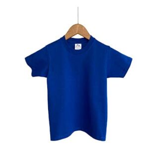 Camiseta de Algodón para Niño – Azul Rey – Playerytees.