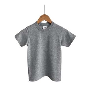 Camiseta de Algodón para Niño - Gris Jaspe - Playerytees.