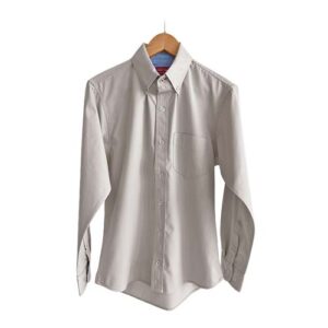 Camisa tipo Gabardina peinada manga larga 50% poliéster y 50% algodón para Caballero – color Caqui – Playerytees.