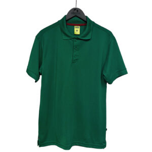 Camiseta tipo Polo tela Piqué 100% poliéster para Caballero – Verde MX – Playerytees.