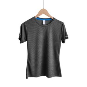 Camiseta de Tela Deportiva para Dama – Carbón – Playerytees.