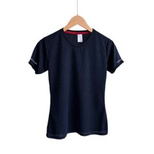 Camiseta de Tela Deportiva para Dama – Azul Marino– Playerytees.