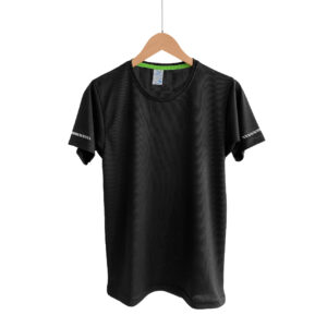 Camiseta de Tela Deportiva para Niño – Negro – Playerytees.