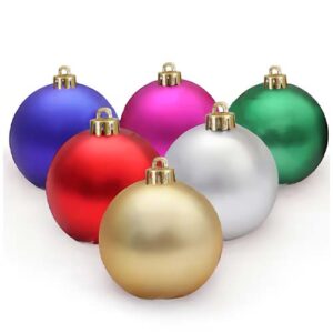 Esferas Navideñas Mate de Colores de 7cm