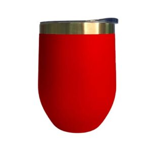 Coctelera 12oz rojo mate (Grabado Láser)