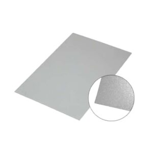 Recuadro decorativo de aluminio plata 40x60cm