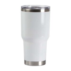 Tumbler 30oz acero inoxidable blanco Color Make